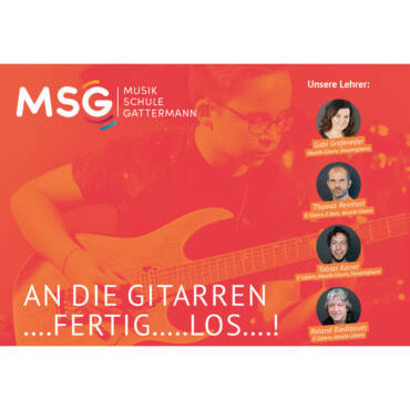 Gitarrenunterricht in der Musikschule Gattermann