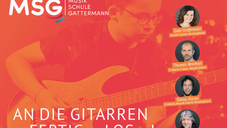 Gitarrenunterricht in der Musikschule Gattermann